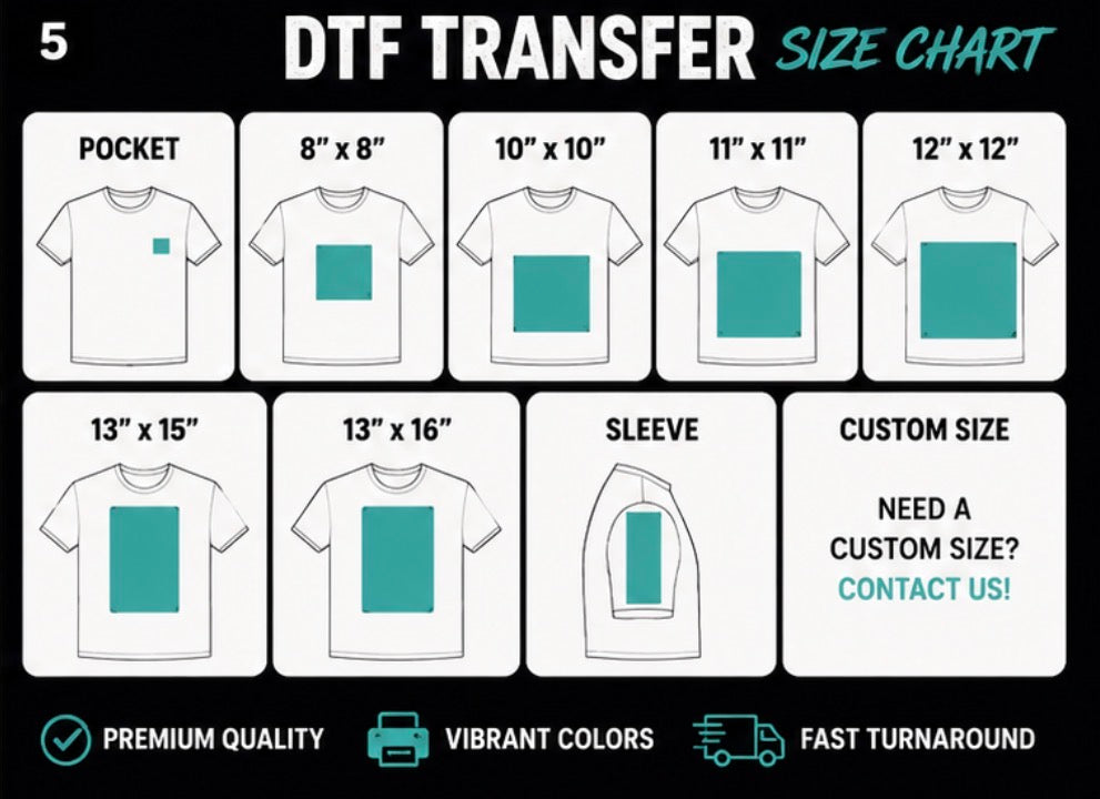 Custom DTF Transfers – Upload Your Design